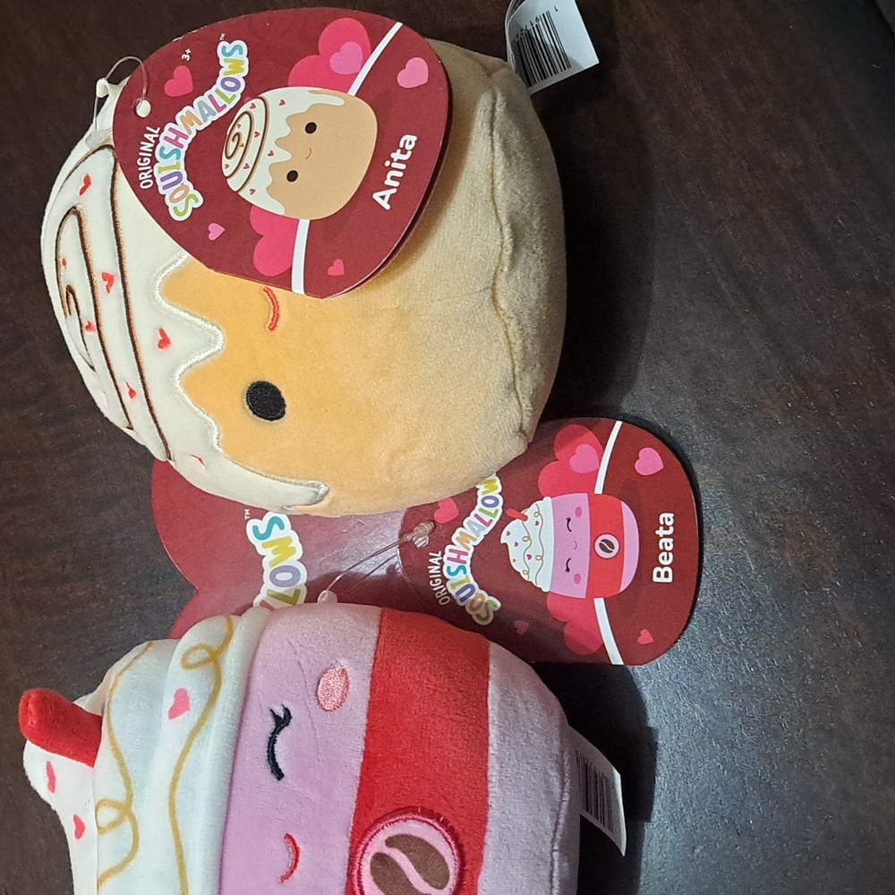 Squishmallows Pink and Tan Plush Duo - Picture 3 of 4